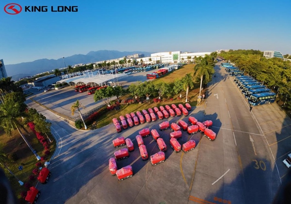 The delivery of King Long DIDO autonomous logistics vehicle to Jiangsu
